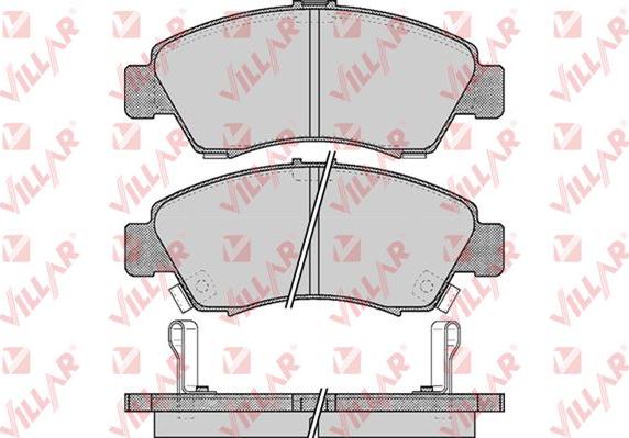 Villar 626.0558 - Тормозные колодки, дисковые, комплект autospares.lv