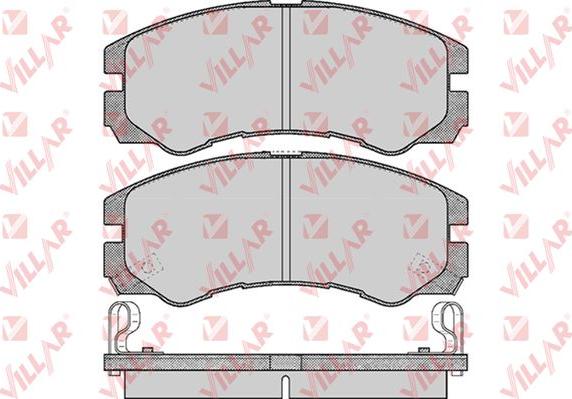 Villar 626.0565 - Тормозные колодки, дисковые, комплект autospares.lv