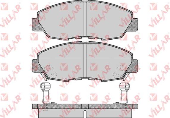 Villar 626.0566 - Тормозные колодки, дисковые, комплект autospares.lv