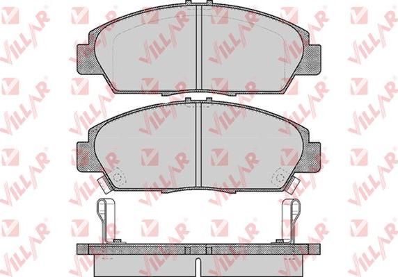 Villar 626.0567 - Тормозные колодки, дисковые, комплект autospares.lv