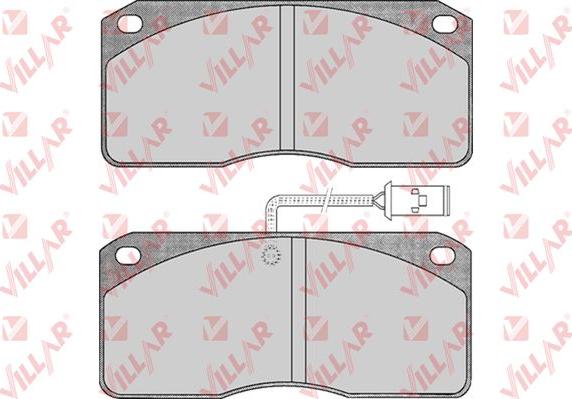 Villar 626.0500 - Тормозные колодки, дисковые, комплект autospares.lv