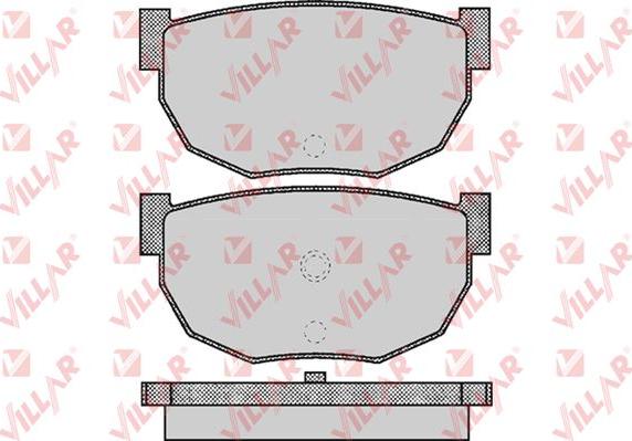 Villar 626.0503 - Тормозные колодки, дисковые, комплект autospares.lv