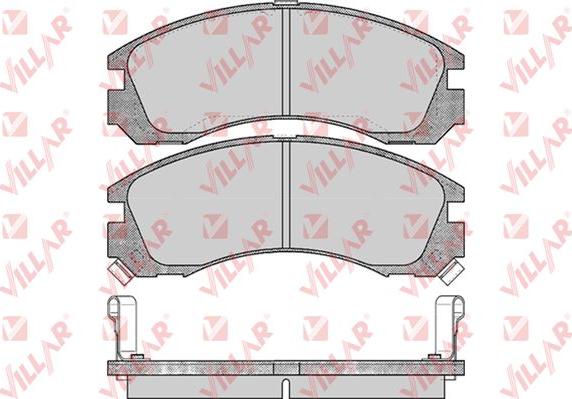 Villar 626.0578 - Тормозные колодки, дисковые, комплект autospares.lv