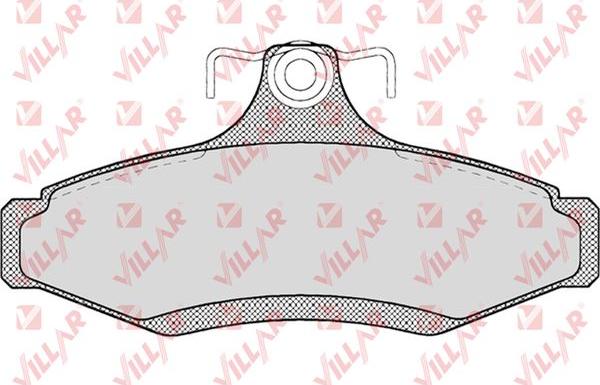 Villar 626.0694 - Тормозные колодки, дисковые, комплект autospares.lv