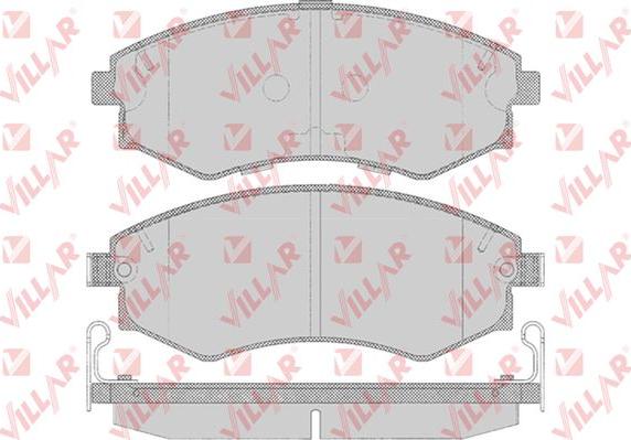 Villar 626.0640 - Тормозные колодки, дисковые, комплект autospares.lv