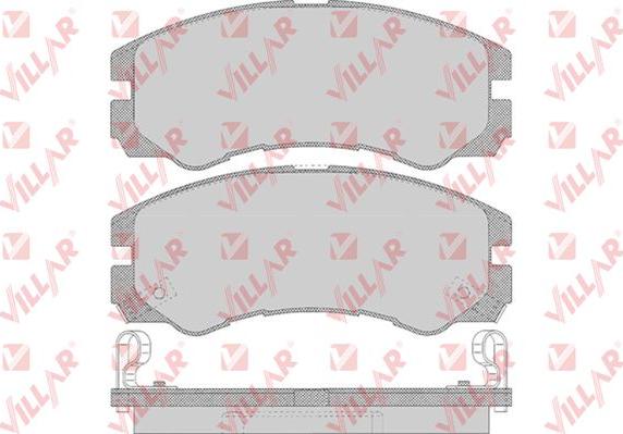 Villar 626.0658 - Тормозные колодки, дисковые, комплект autospares.lv