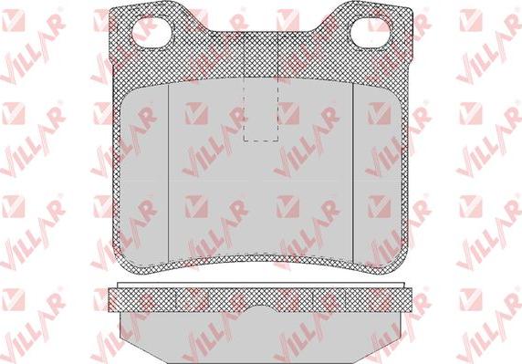 Villar 626.0622 - Тормозные колодки, дисковые, комплект autospares.lv