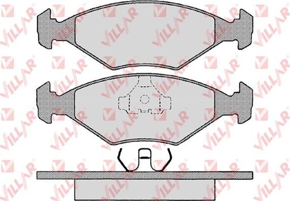 Villar 626.0679 - Тормозные колодки, дисковые, комплект autospares.lv