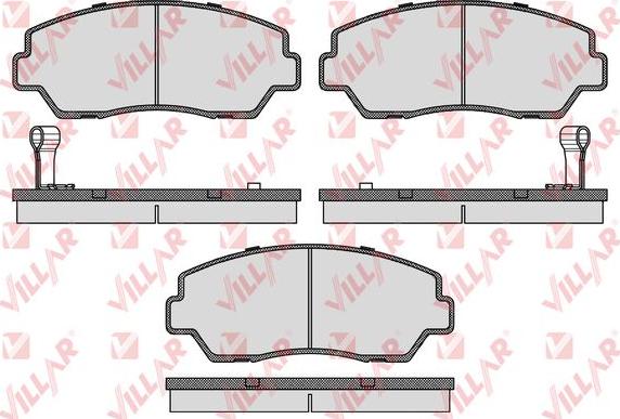 Villar 626.0040 - Тормозные колодки, дисковые, комплект autospares.lv