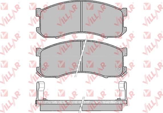 Villar 626.0041 - Тормозные колодки, дисковые, комплект autospares.lv