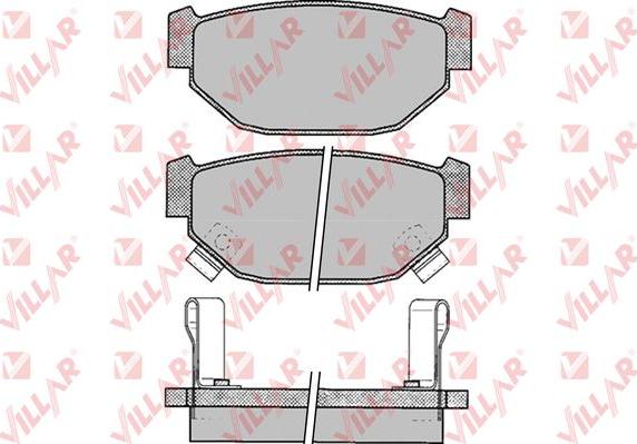 Villar 626.0048 - Тормозные колодки, дисковые, комплект autospares.lv