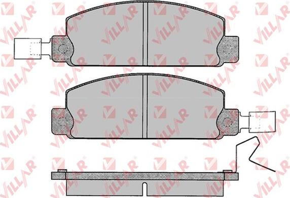 AUTO DELTA DP622 - Тормозные колодки, дисковые, комплект autospares.lv