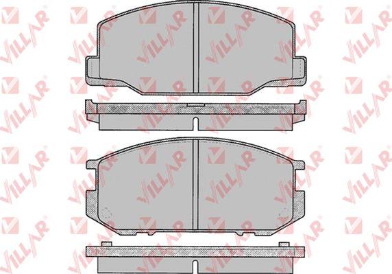 Villar 626.0064 - Тормозные колодки, дисковые, комплект autospares.lv