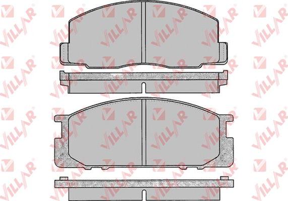 Villar 626.0063 - Тормозные колодки, дисковые, комплект autospares.lv