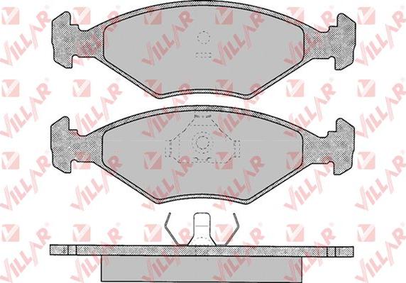 Villar 626.0016 - Тормозные колодки, дисковые, комплект autospares.lv