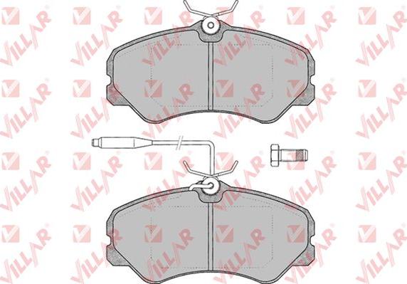 Villar 626.0011 - Тормозные колодки, дисковые, комплект autospares.lv