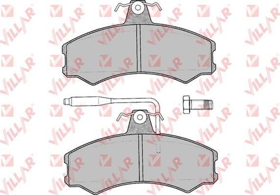 Villar 626.0012 - Тормозные колодки, дисковые, комплект autospares.lv