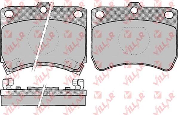 Villar 626.0035 - Тормозные колодки, дисковые, комплект autospares.lv