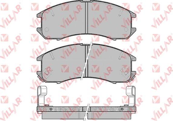 Villar 626.0036 - Тормозные колодки, дисковые, комплект autospares.lv