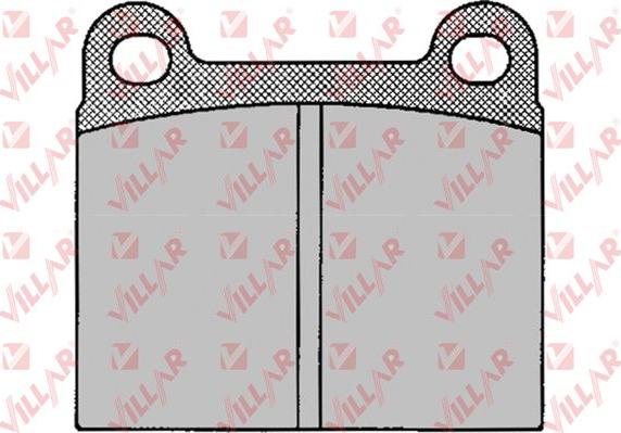 Villar 626.0024 - Тормозные колодки, дисковые, комплект autospares.lv