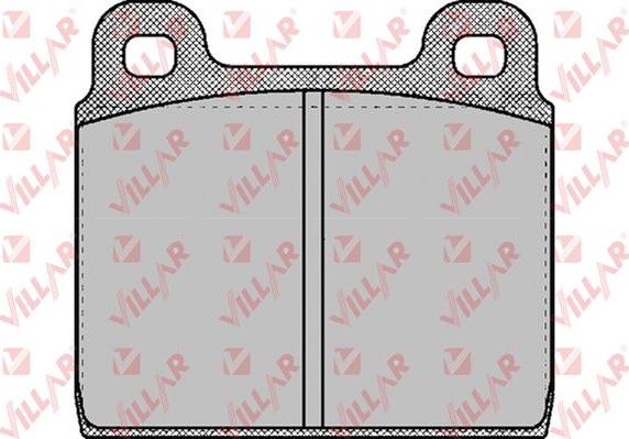 Villar 626.0026 - Тормозные колодки, дисковые, комплект autospares.lv