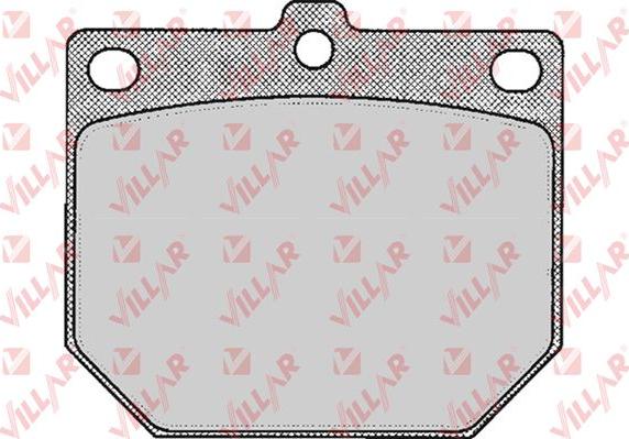 Villar 626.0166 - Тормозные колодки, дисковые, комплект autospares.lv