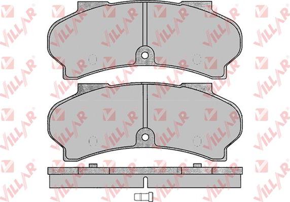 Villar 626.0139 - Тормозные колодки, дисковые, комплект autospares.lv