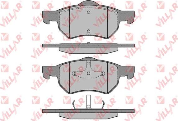 Villar 626.0841 - Тормозные колодки, дисковые, комплект autospares.lv