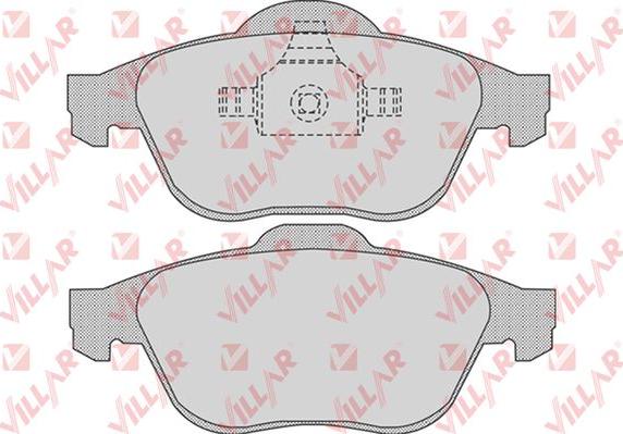 Villar 626.0864 - Тормозные колодки, дисковые, комплект autospares.lv