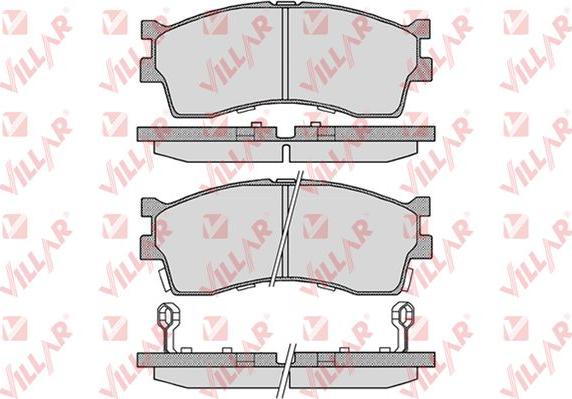 Villar 626.0809 - Тормозные колодки, дисковые, комплект autospares.lv