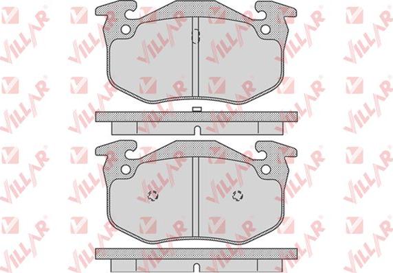 Villar 626.0801 - Тормозные колодки, дисковые, комплект autospares.lv