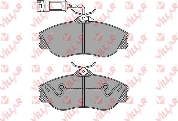 Villar 626.0350 - Тормозные колодки, дисковые, комплект autospares.lv