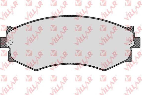 Villar 626.0352 - Тормозные колодки, дисковые, комплект autospares.lv
