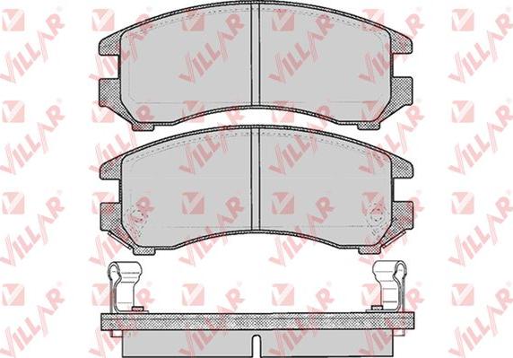 Villar 626.0363 - Тормозные колодки, дисковые, комплект autospares.lv