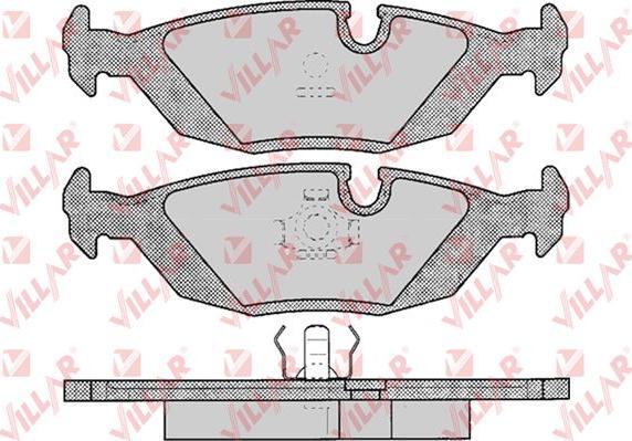 Villar 626.0306 - Тормозные колодки, дисковые, комплект autospares.lv