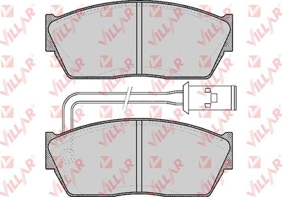 Villar 626.0308 - Тормозные колодки, дисковые, комплект autospares.lv