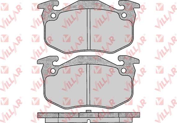 Villar 626.0307 - Тормозные колодки, дисковые, комплект autospares.lv