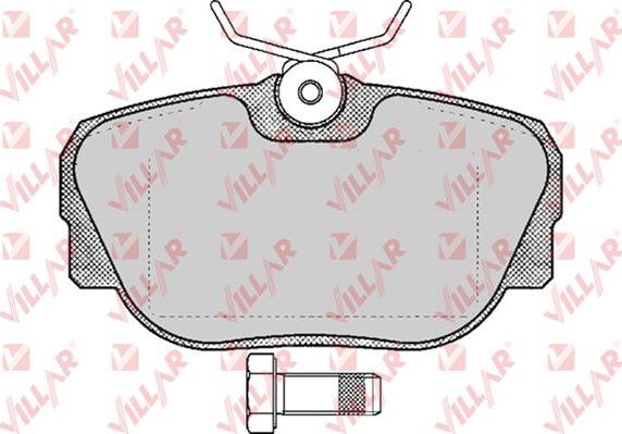 Villar 626.0319 - Тормозные колодки, дисковые, комплект autospares.lv