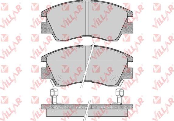 Villar 626.0315 - Тормозные колодки, дисковые, комплект autospares.lv
