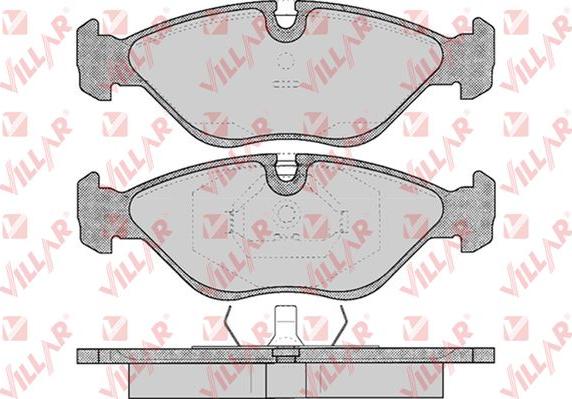 Villar 626.0310 - Тормозные колодки, дисковые, комплект autospares.lv