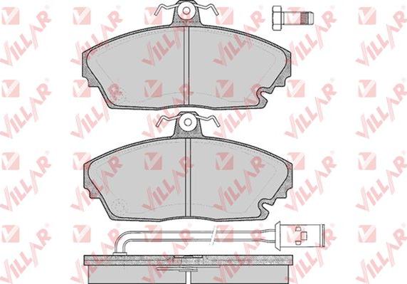 Villar 626.0339 - Тормозные колодки, дисковые, комплект autospares.lv