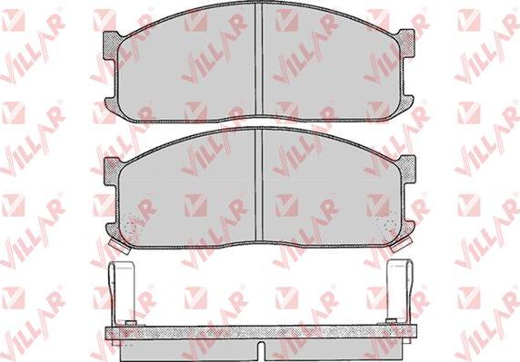 Villar 626.0335 - Тормозные колодки, дисковые, комплект autospares.lv