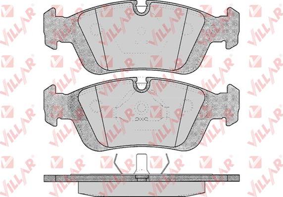 Villar 626.0331 - Тормозные колодки, дисковые, комплект autospares.lv