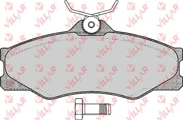 Villar 626.0325 - Тормозные колодки, дисковые, комплект autospares.lv