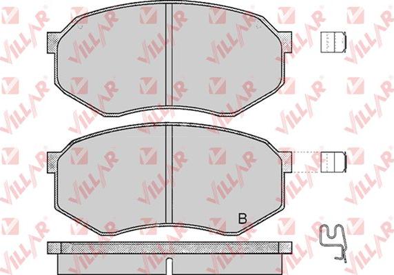 WWA 20892 - Тормозные колодки, дисковые, комплект autospares.lv