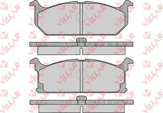 Villar 626.0291 - Тормозные колодки, дисковые, комплект autospares.lv