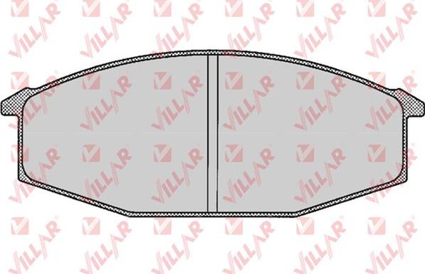 Villar 626.0249 - Тормозные колодки, дисковые, комплект autospares.lv