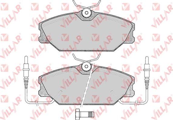 Villar 626.0258 - Тормозные колодки, дисковые, комплект autospares.lv