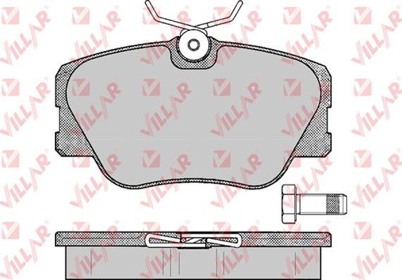 Villar 626.0280 - Тормозные колодки, дисковые, комплект autospares.lv