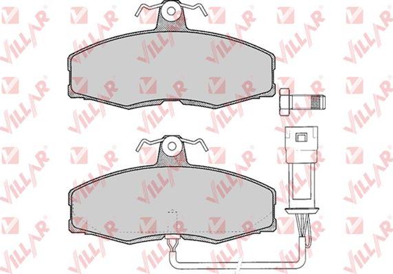 Villar 626.0235 - Тормозные колодки, дисковые, комплект autospares.lv